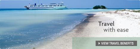 Travel with ease. >VIEW TRAVEL BENEFITS